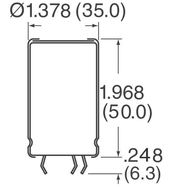MAL209639122E3 Vishay Beyschlag/Draloric/BC Components  Aluminum Electrolytic Capacitors